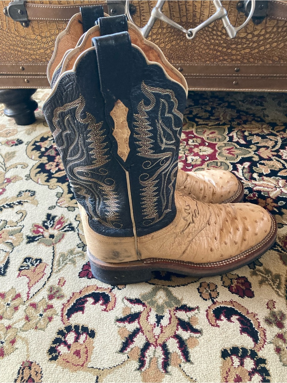 Lucchese Ostrich Boots - Picture 2 of 15